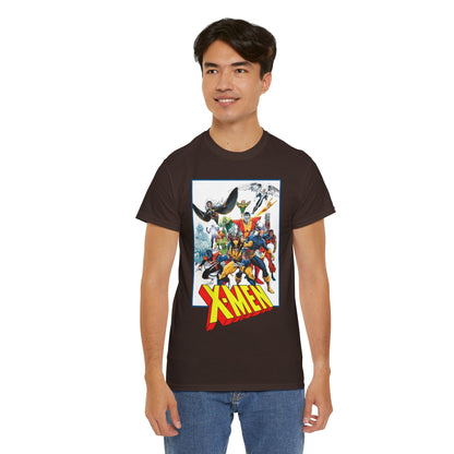 X-Men T-Shirt - Classic Arthur Adams Art - Marvel Comics - Wolverine, Colossus, Storm, Cyclops, Nightcrawler, Iceman