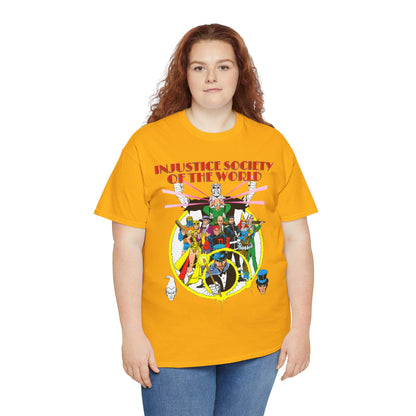 Injustice Society of America T-Shirt - George Perez Art - Justice Society/JSA Foes - Solomon Grundy, Huntress, Per Degaton, The Shade, Vandal Savage - DC Comics - Golden Age