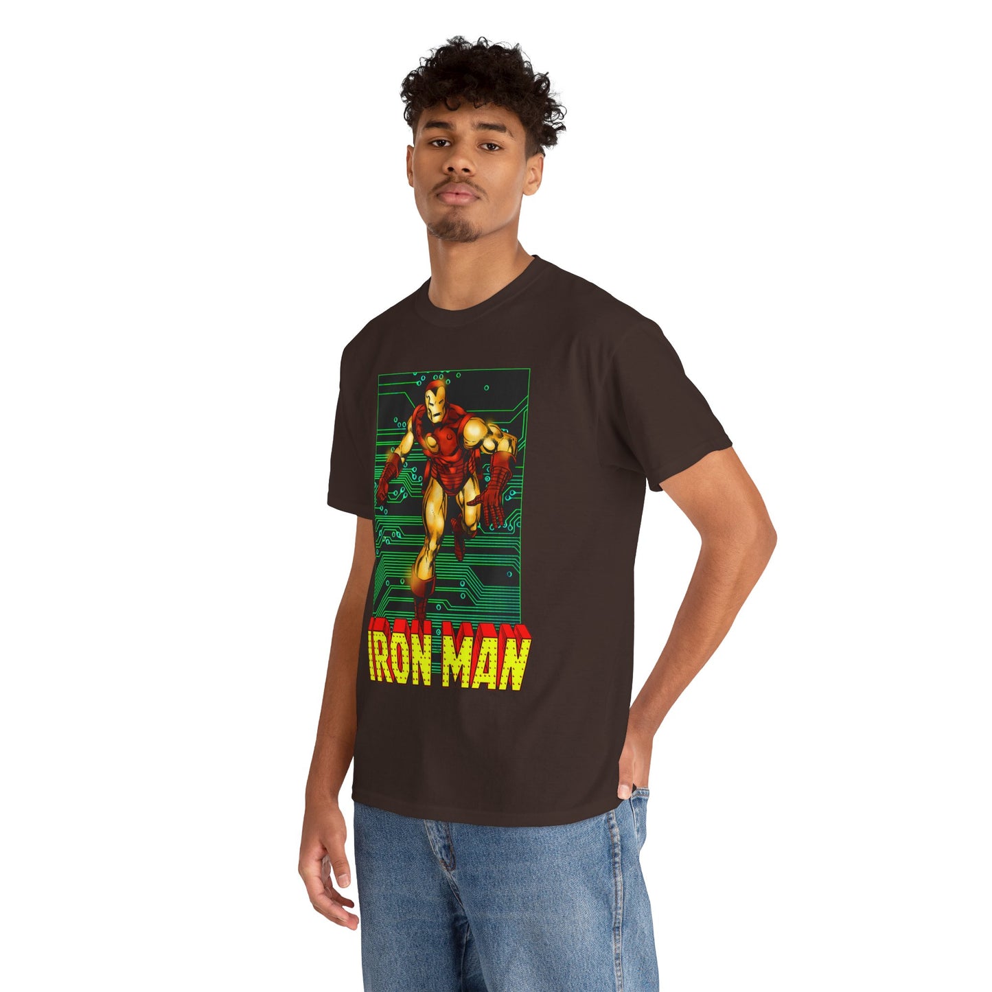 Iron Man T-Shirt - John Byrne Art - Tony Stark, Stark Industries - Avengers Member & Leader - Marvel Comics Armored Hero