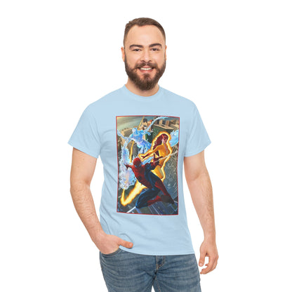 Spider-Man & His Amazing Friends T-Shirt - Firestar, Iceman - Marvel Comics
