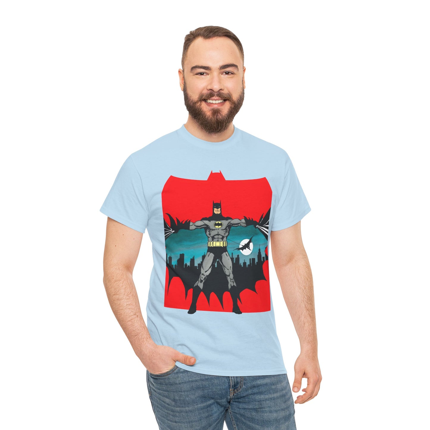 Batman T-Shirt - George Perez Art - History of the DC Universe - Gotham's Dark Knight Detective - DC Comics
