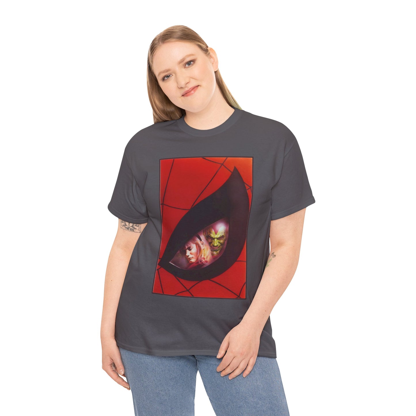 Spider-Man T-Shirt - Alex Ross Art - Marvels Cover - Green Goblin Vs Gwen Stacy - Marvel Comics
