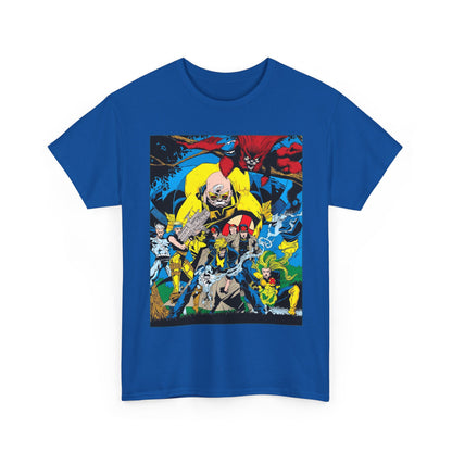 X-Factor T-Shirt - Joe Quesada Art - Havok, Polaris, Strong Guy, Jamie Madrox, Quicksilver - Mutant Team - Marvel Comics