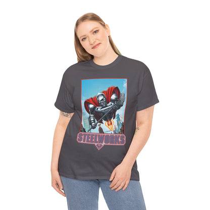 Steelworks T-Shirt - Jon Bogdanove Art - John Henry Irons - Superman Family - DC Comics