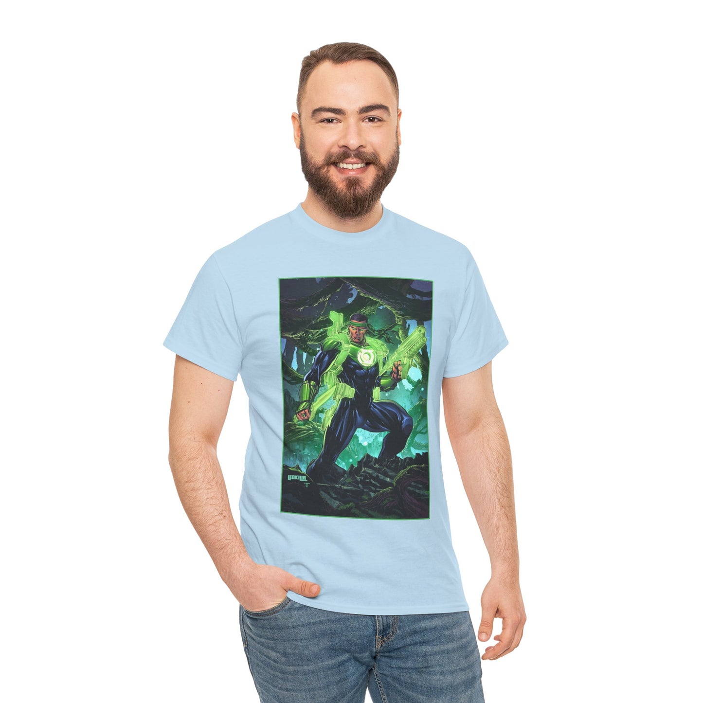 Jon Stewart T-Shirt - Ken Lashley Art - Green Lantern War Journal Cover Art - DC Comics