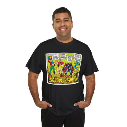 Squadron Sinister T-Shirt - Sal Buscema Art - Dr. Spectrum, Hyperion, Nighthawk, The Whizzer - Marvel Comics