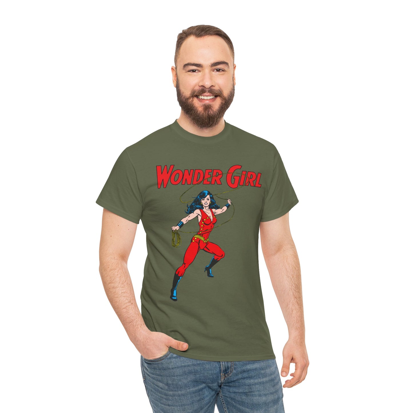 Wonder Girl T-Shirt - George Perez Art - New Teen Titans Member/Leader - Donna Troy, Sister of Wonder Woman - Troia - DC Comics
