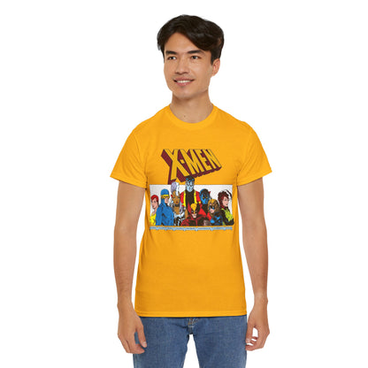 X-Men T-Shirt - Arthur Adams Art - Cyclops, Nightcrawler, Storm, Wolverine, Shadowcat, Phoenix (Rachel Summers), Colossus, Rogue - Marvel Comics
