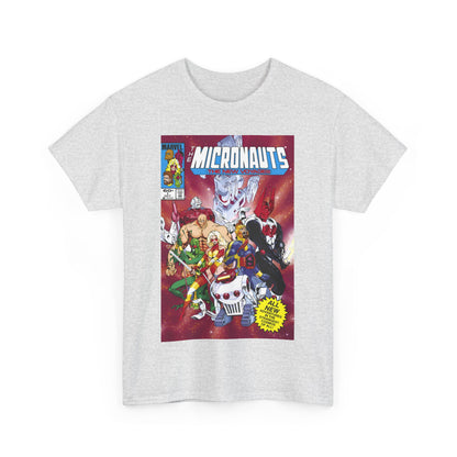 Micronauts: The New Voyages T-Shirt - Commander Arcturus Rann, Biotron, Marionette, Bug - Marvel Comics Series