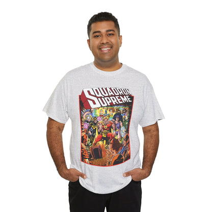 Squadron Supreme T-Shirt - George Perez Art - Hyperion, Nighthawk, Doctor Spectrum, Power Princess, Whizzer - Marvel Comics