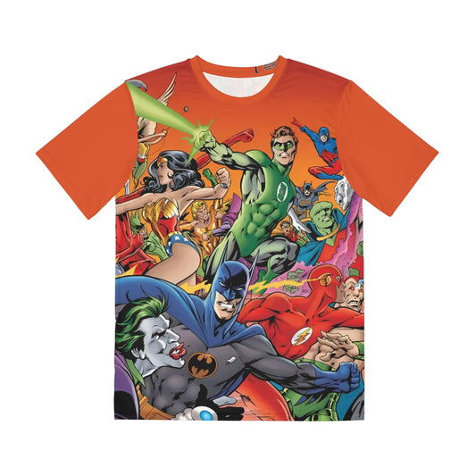 JLA: The Nail All Over Print Tee (Polyester) - Alan Davis Art - DC Comics