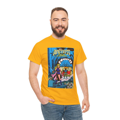 Amethyst, Princess of Gemworld T-Shirt - George Perez & Ernie Colon Art - The Last Battle Vs Dark Opal - DC Comics