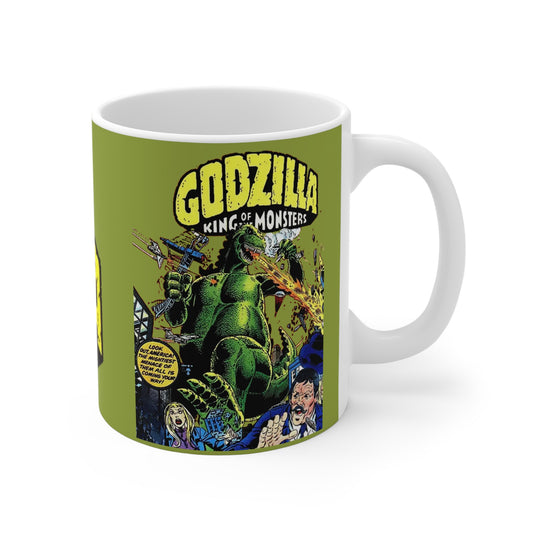 Godzilla Coffee Mug, 11oz - Marvel Comics Retro Art - King of the Monsters