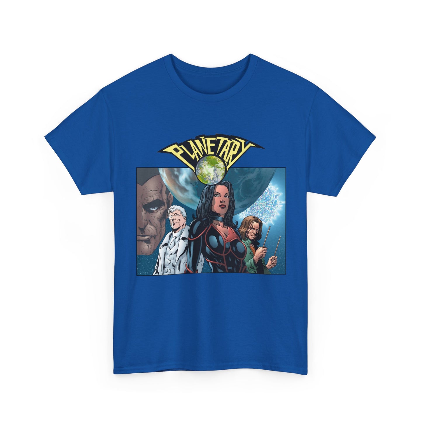 Planetary T-Shirt - Phil Jimenez Art - The Drummer, Jakita Wagner & Elijah Snow - DC Comics/Wildstorm - Ellis Story