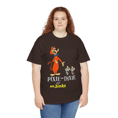 Pixie & Dixie & Mr Jinks T-Shirt - Classic Hanna-Barbera Saturday Morning Cartoon - I Hate Meeces to Pieces!