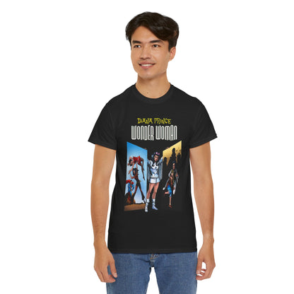 Diana Prince Wonder Woman  T-Shirt - 1970s White Suit Years - Bronze Age DC Comics