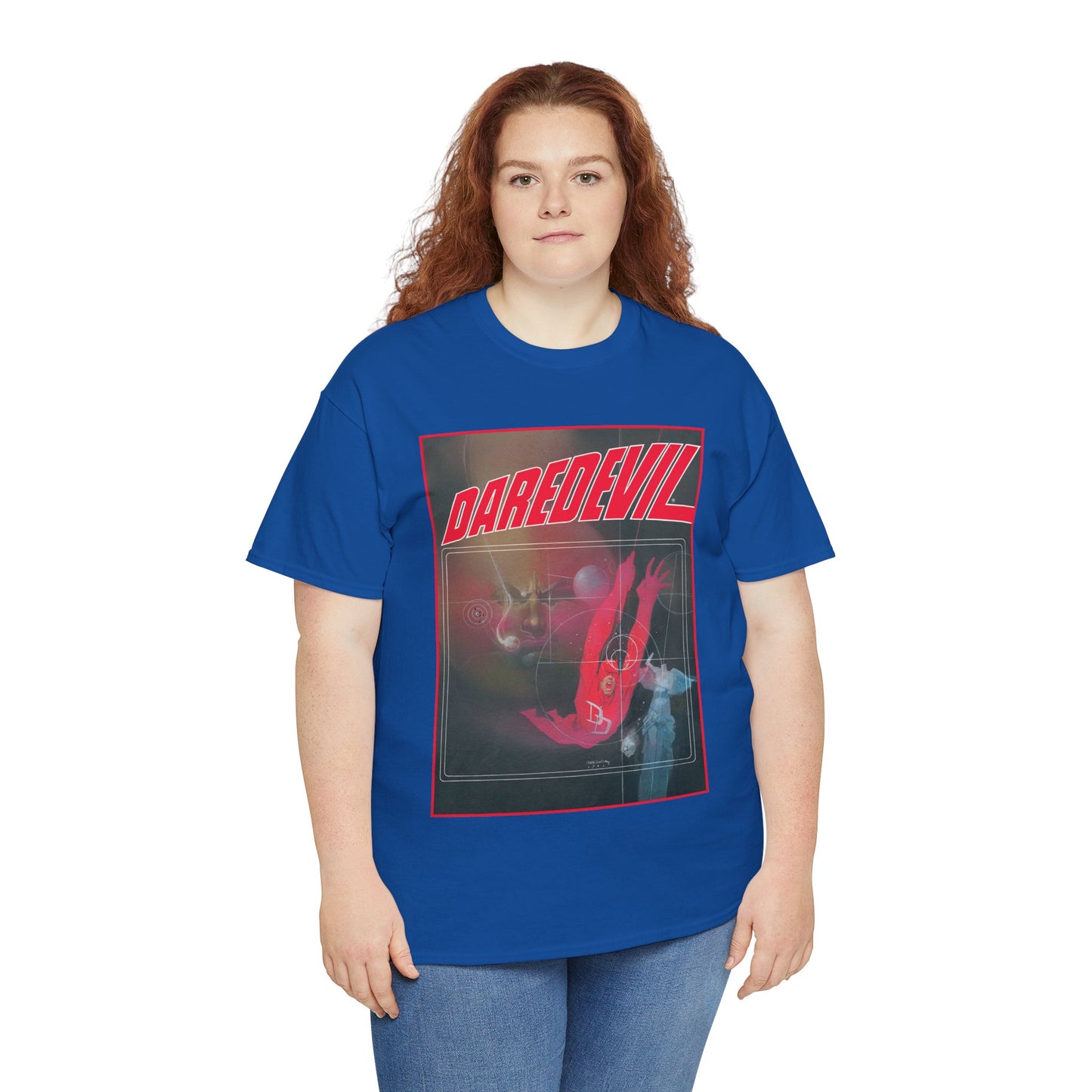 Daredevil T-Shirt - Bill Sienkiewicz Art - Marvel Graphic Novel Love & War - Vs Kingpin - Frank Miller Story