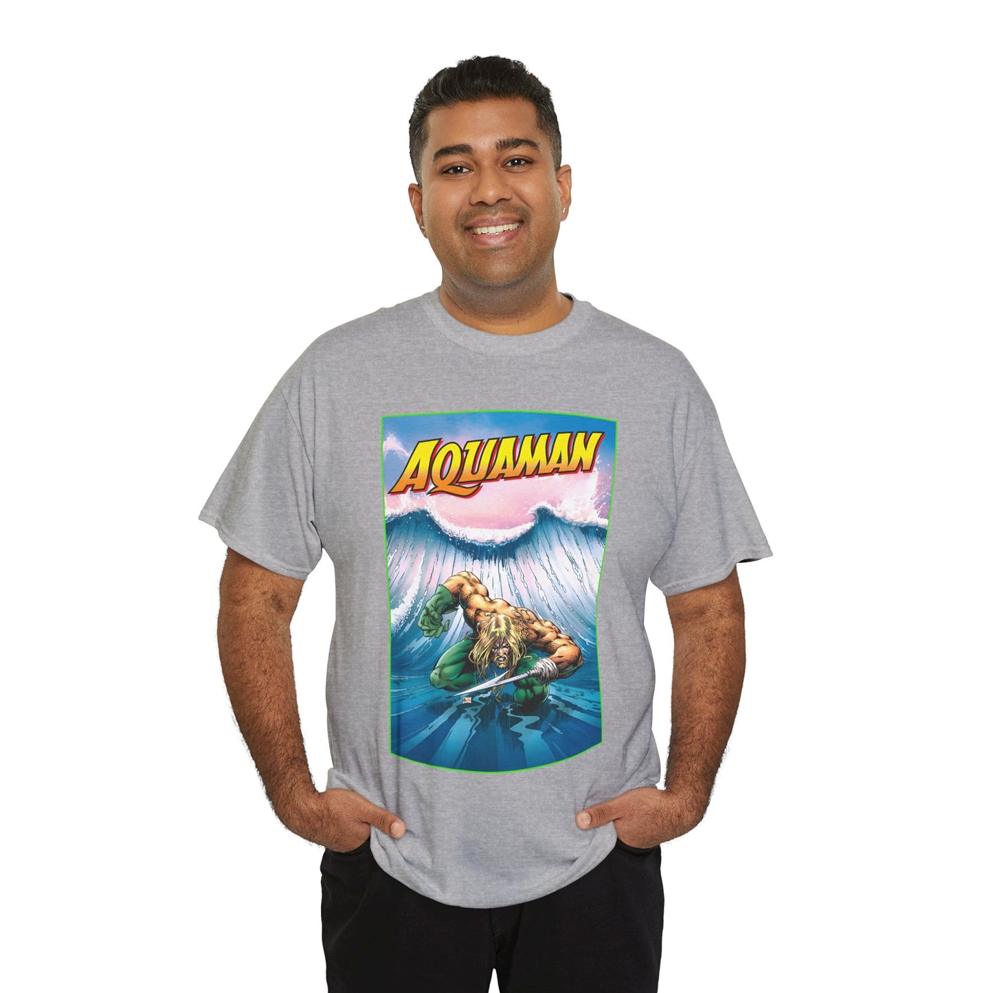 Aquaman T-Shirt - Justice League Member & Leader - Arthur Curry - Atlantis - DC Comics