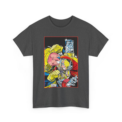Strong Guy & Colossus T-Shirt - Dale Keown Art - Uncanny X-Men Annual Poster - Marvel Comics