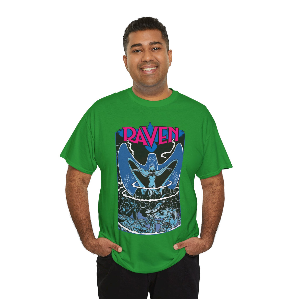 Raven T-Shirt - George Perez Art - New Teen Titans, Trigon - DC Comics