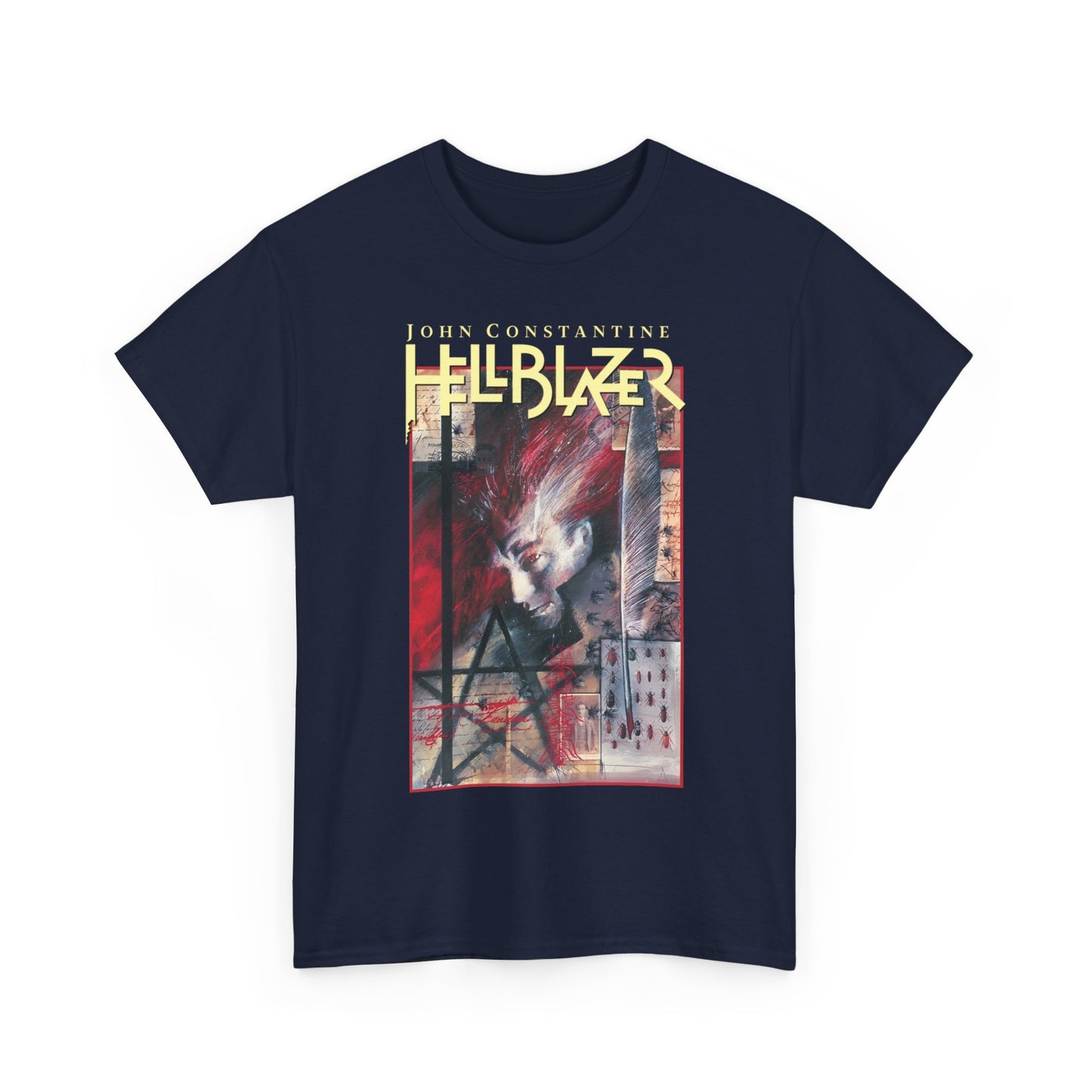 John Constantine Hellblazer T-Shirt - Dave McKean Art - DC Comics/Vertigo