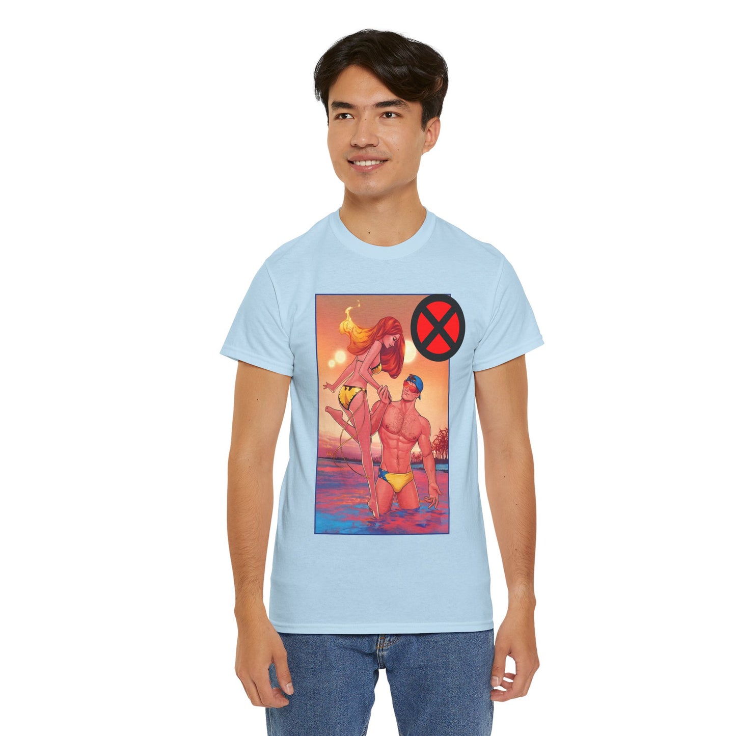 Scott Summers & Jean Grey T-Shirt - Russell Dauterman Art - X-Men - Marvel Comics