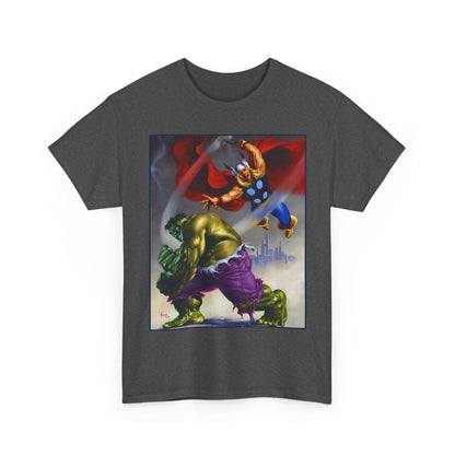 Incredible Hulk & Thor T-Shirt - Joe Jusko Art - Marvel Comics