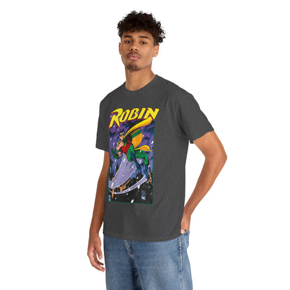 Robin T-Shirt - Tom Grummett Art - Tim Drake, Batman Family, Gotham City - DC Comics