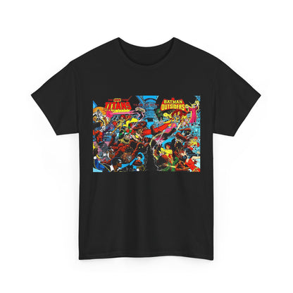 New Teen Titans & Batman and the Outsiders T-Shirt - George Perez & Jim Aparo Art - DC Comics