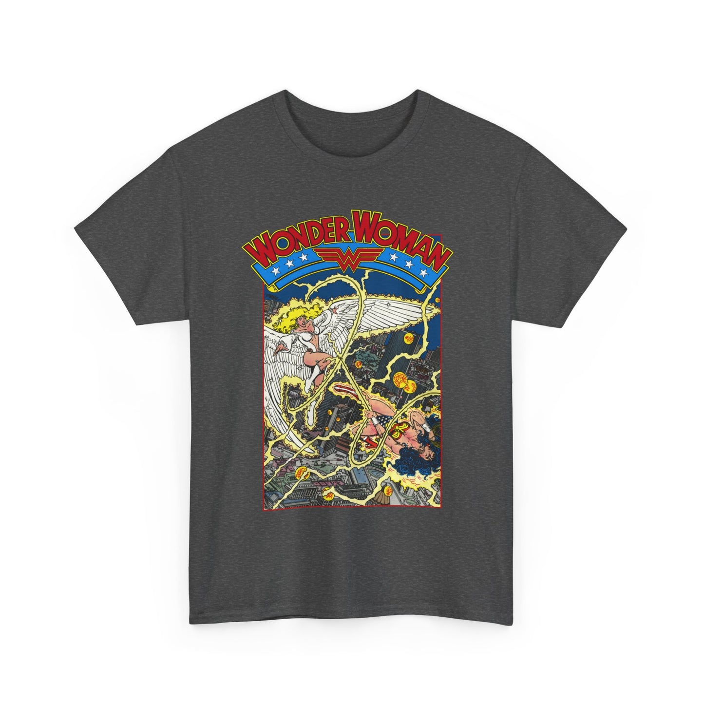Wonder Woman T-Shirt - George Perez Art - Vs Silver Swan - DC Comics