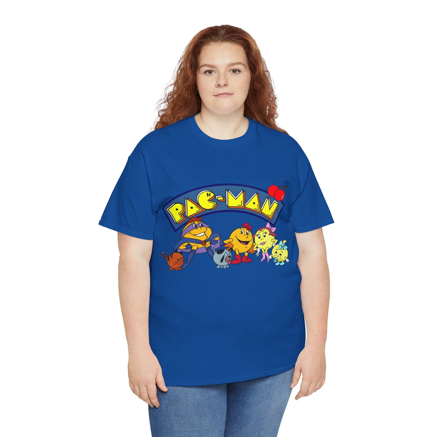Pac-Man T-Shirt - Ms Pac-Man, Baby Pac - Hanna-Barbera Saturday Morning Cartoon - Popular 1980s TV Animation