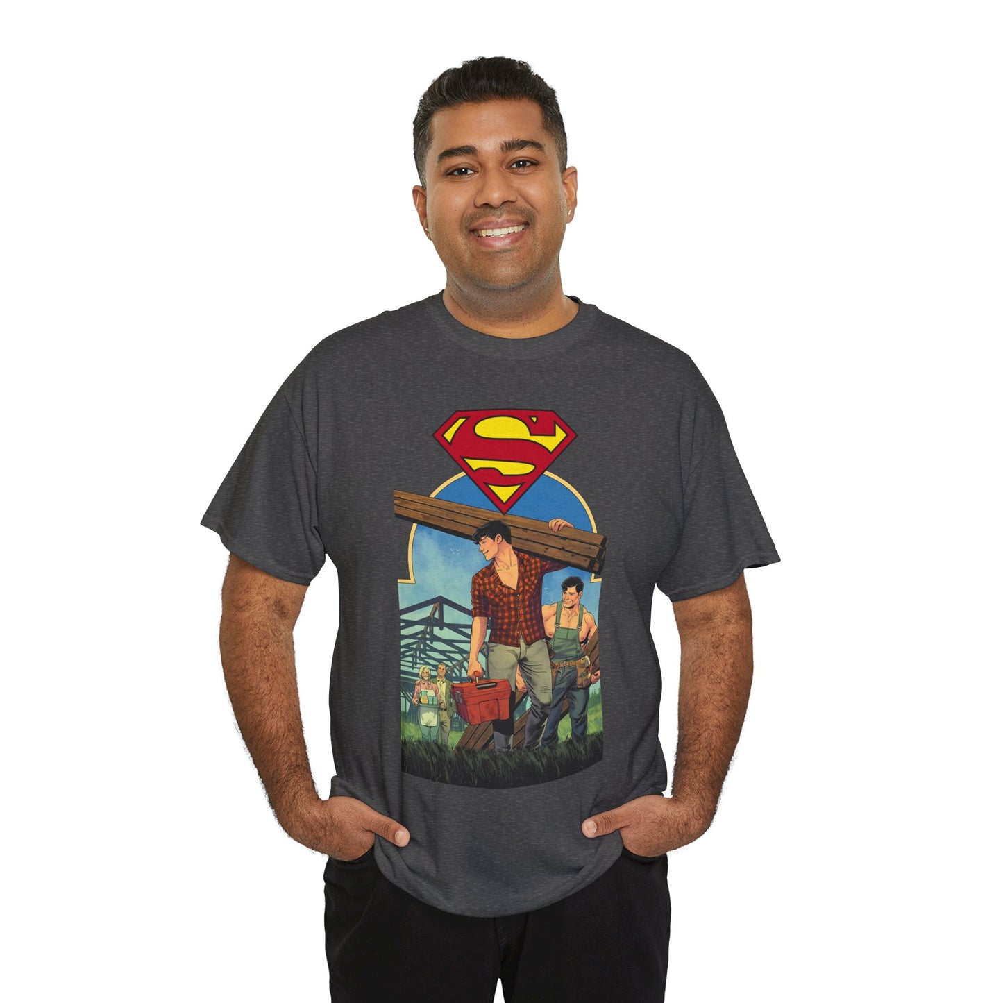 Superman: Son of Kal-El T-Shirt - Travis Moore Art - #17 Variant Cover - Clark and Jon Kent - Super Thirst Trap - DC Comics