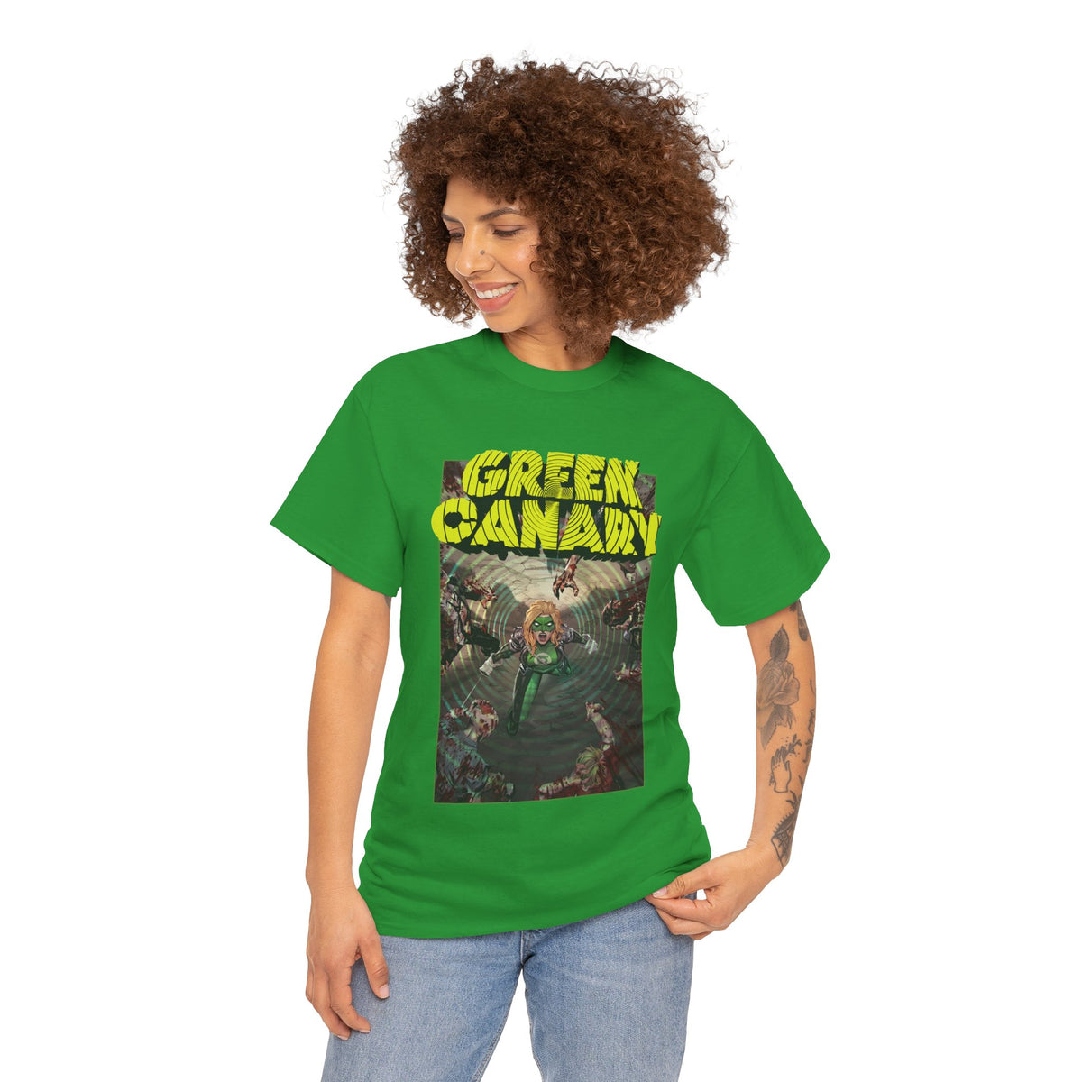 Green Canary T-Shirt - DCeased: War of the Undead Gods #5 Variant Cover Art by Kael Ngu. - Dinah Lance - DC Comics