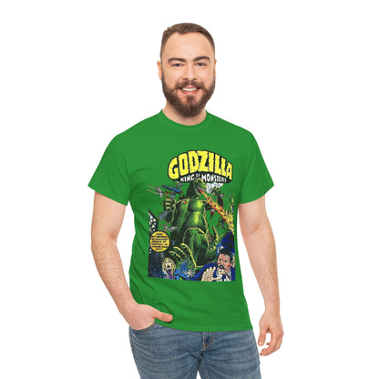 Godzilla T-Shirt - King of the Monsters - 1970s Comic Series - Marvel Comics - Bronze Age Monster Comic