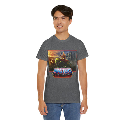He-Man & Battle Cat T-Shirt- Masters of the Universe, MOTU - New 2026 Movie with Nicholas Galitzine