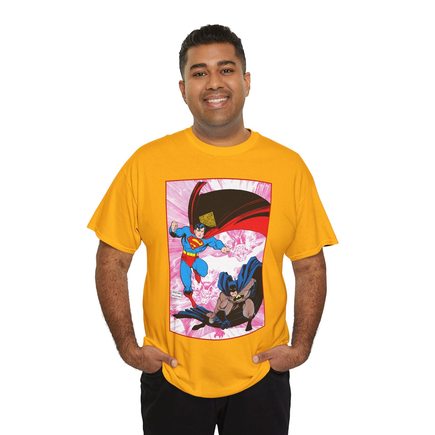 Batman Vs Superman T-Shirt - Arthur Adams Art - Action Comics Annual #1 Cover - DC Comics