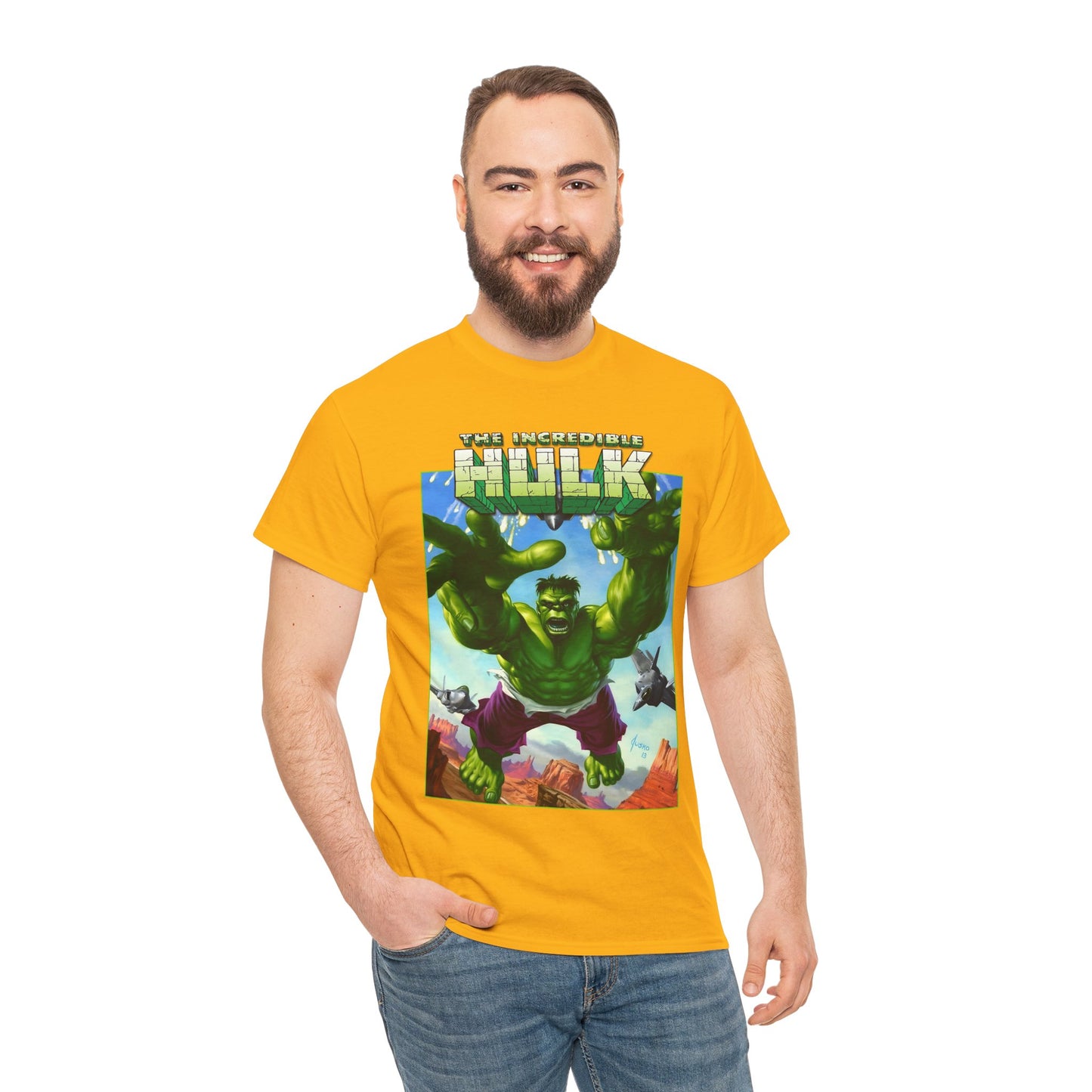Incredible Hulk T-Shirt - Joe Jusko Art - Bruce Banner - Marvel Comics