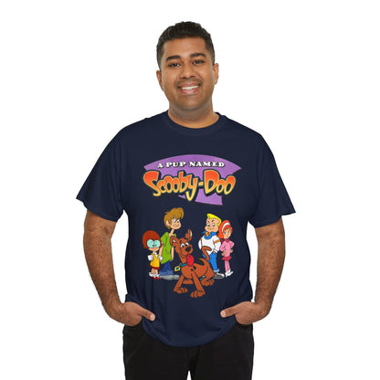 A Pup Named Scooby-Doo T-Shirt - Hanna-Barbera Cartoon TV Series 1990s - Fred, Daphne, Velma, Shaggy
