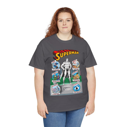 Superman T-Shirt - Curt Swan Art - Whatever Happened to the Man of Tomorrow? - Brainiac, Lex Luthor, Bizarro, Toyman, Daily Planet - Alan Moore Story - DC Comics
