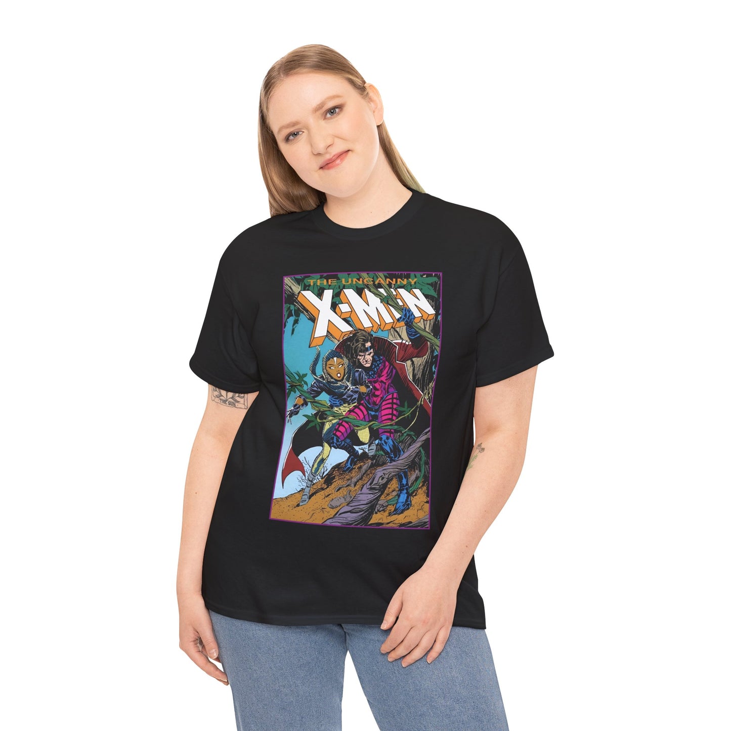 Uncanny X-Men T-Shirt - Andy Kubert Art - Storm & Gambit - #226 Cover - Marvel Comics