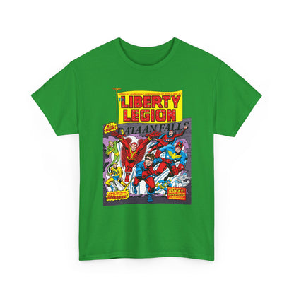 Liberty Legion T-Shirt - Marvel Premiere #29 - Bucky, Miss America, Whizzer, Patriot, Red Raven - Marvel Comics