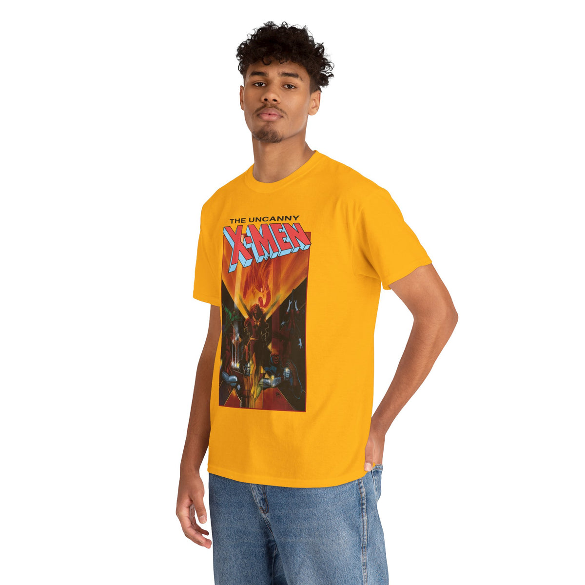 Uncanny X-Men T-Shirt - Bill Sienkiewicz Art - Phoenix, Cyclops, Colossus, Wolverine - Marvel Comics