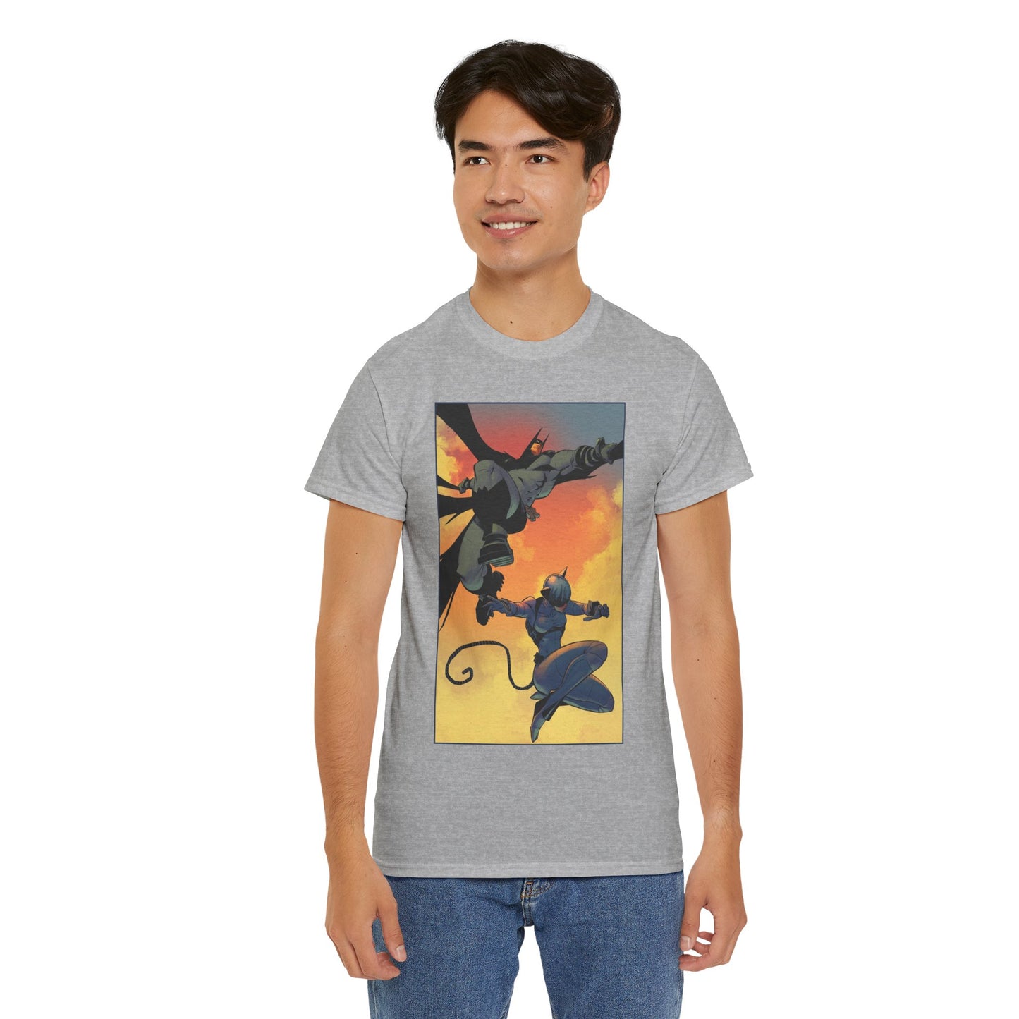 Absolute Batman & Absolute Catwoman T-Shirt - Nick Dragotta Art - DC Comics All-In