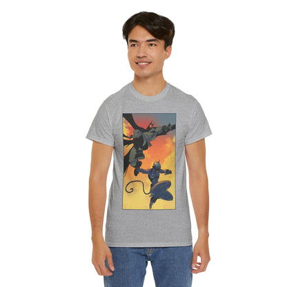 Absolute Batman & Absolute Catwoman T-Shirt - Nick Dragotta Art - DC Comics All-In