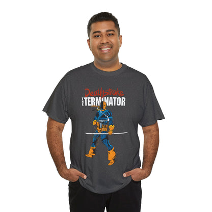 Deathstroke T-Shirt - George Perez Art - New Teen Titans Foe & Mercenary - Slade Wilson, Father of Jericho and Ravager - DC Comics - The Terminator