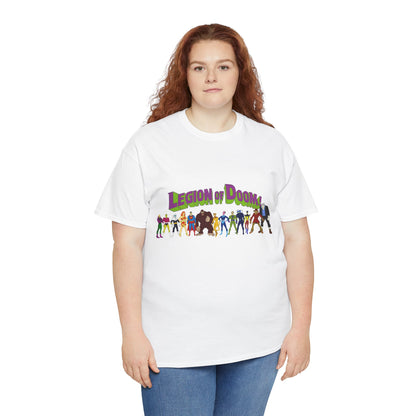 Legion of Doom T-Shirt - Super Friends Villains - Lex Luthor, Giganta, Scarecrow, Grodd, Brainiac, Riddler, Sinestro, Cheetah - Hanna-Barbera Cartoon - Challenge of the Super Friends