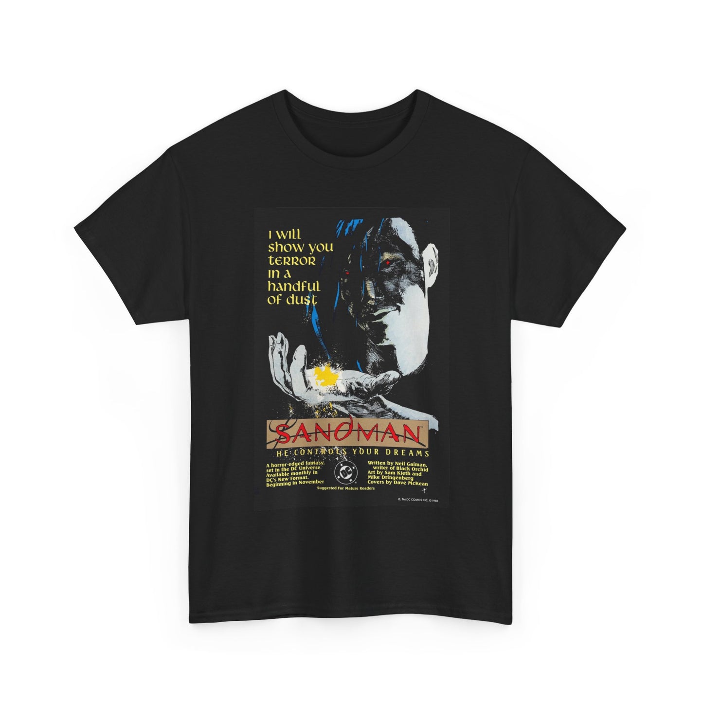 Sandman Ad T-Shirt - 1988 DC/Vertigo Comics