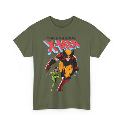 Wolverine & Rogue T-Shirt - Paul Smith Art - X-Member, Mutants - Marvel Comics - Uncanny X-Men #173 Cover - Logan