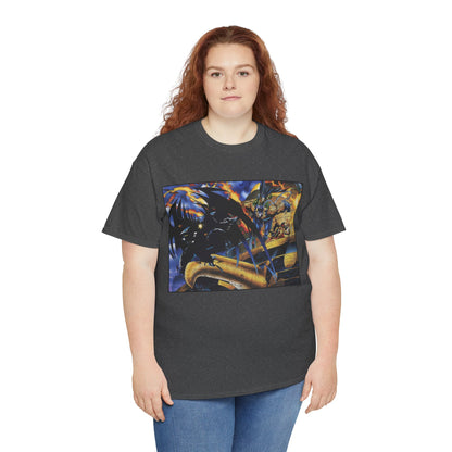 Batman Universe T-Shirt - Joe Quesada Art - 1990s Knightfall Era - Azrael, Robin, Bane - DC Comics