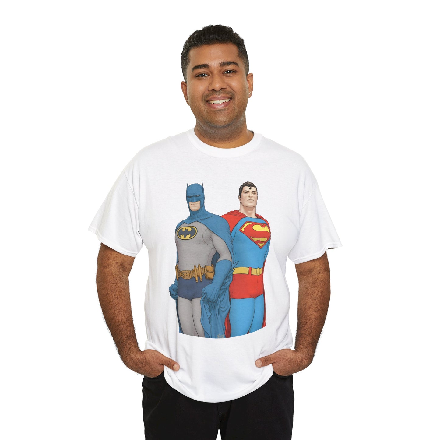 Batman & Superman T-Shirt - Frank Quitely Art - World's Finest Variant Cover Art - DC Comics